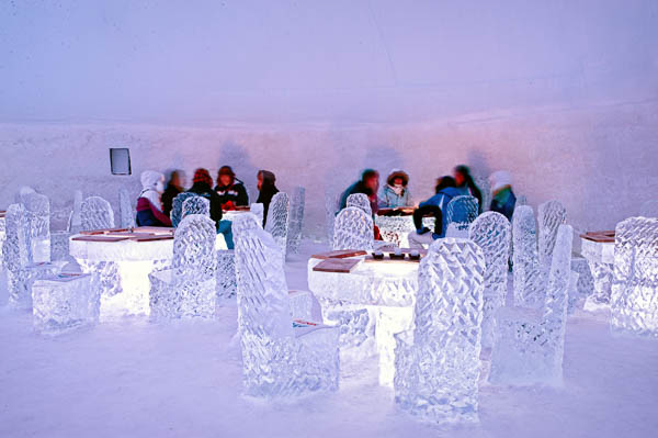 In the Ice Bar